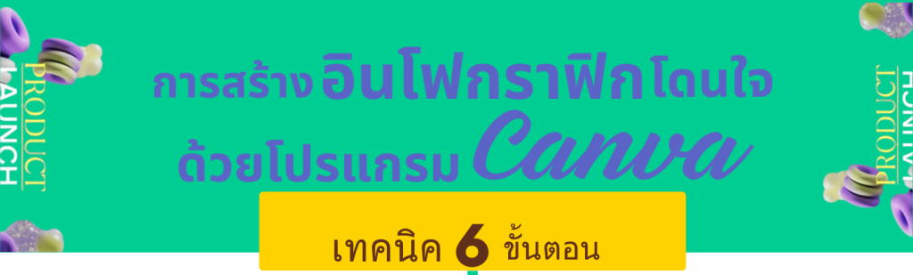 การสร้างอินโฟกราฟิกโดนใจด้วยโปรแกรม Canva